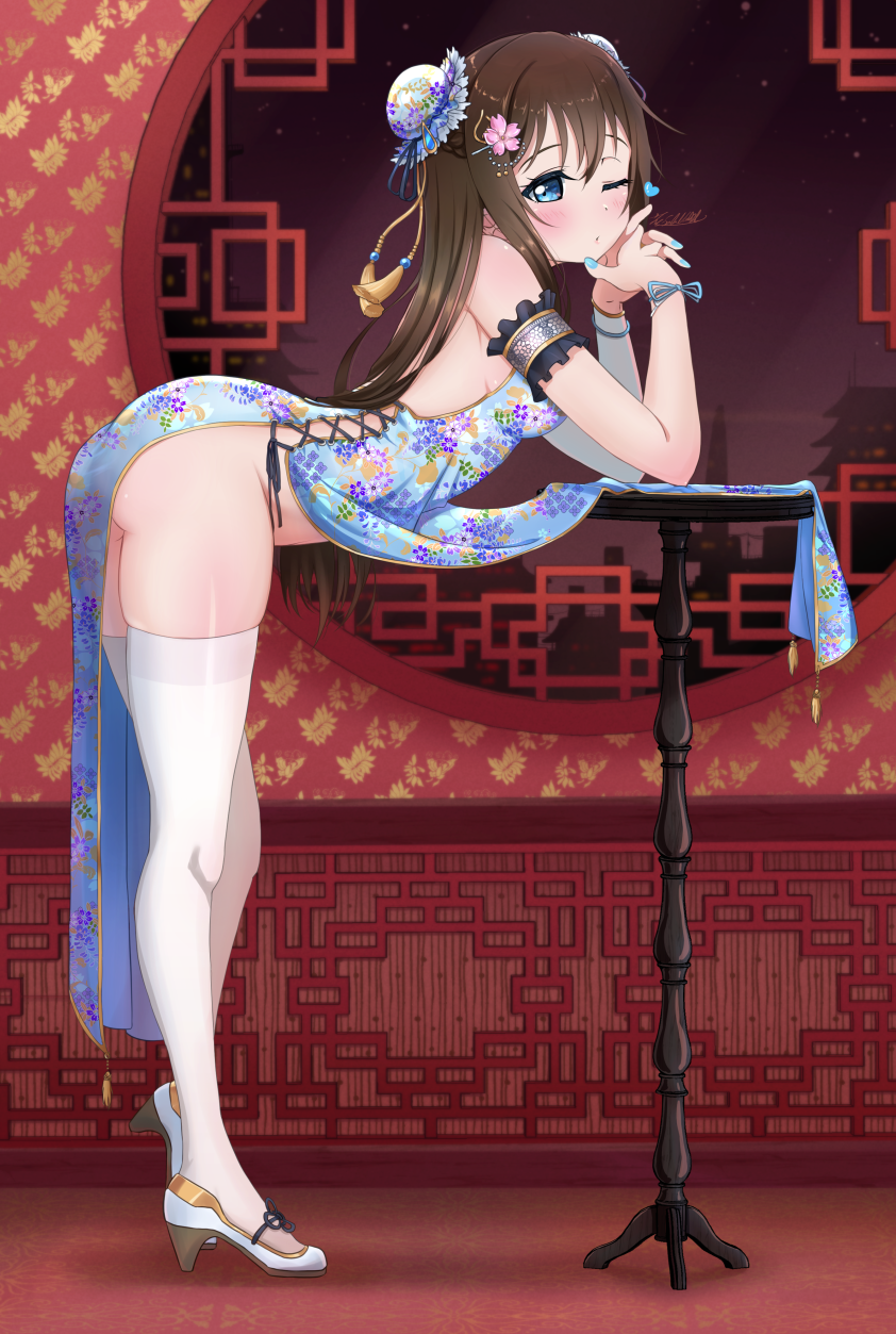 osaka shizuku (love live! and 1 more) drawn by satolive20