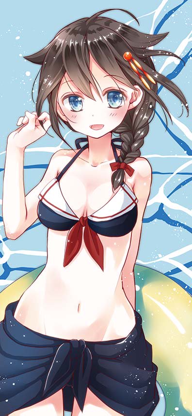 shigure and shigure kai ni (kantai collection) drawn by ishida_mia
