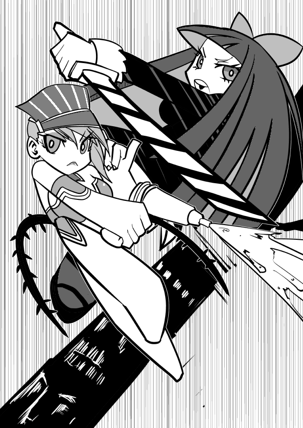 stocking and blue rose (tiger & bunny and 1 more) drawn by orendi