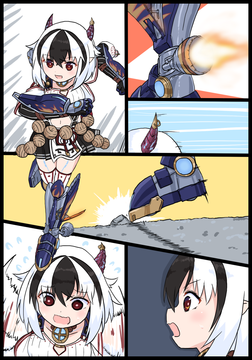 crossette (xenoblade chronicles and 1 more) drawn by paskmel