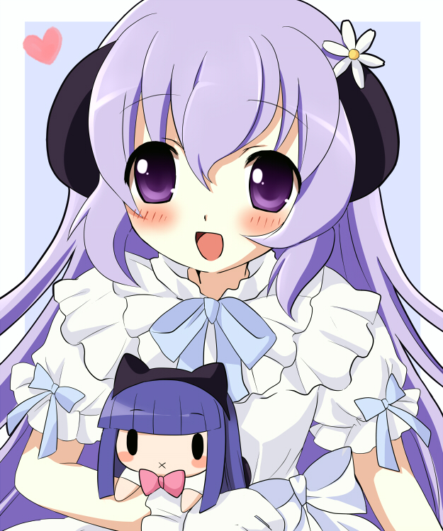 furude rika and hanyuu (higurashi no naku koro ni) drawn by mikurun