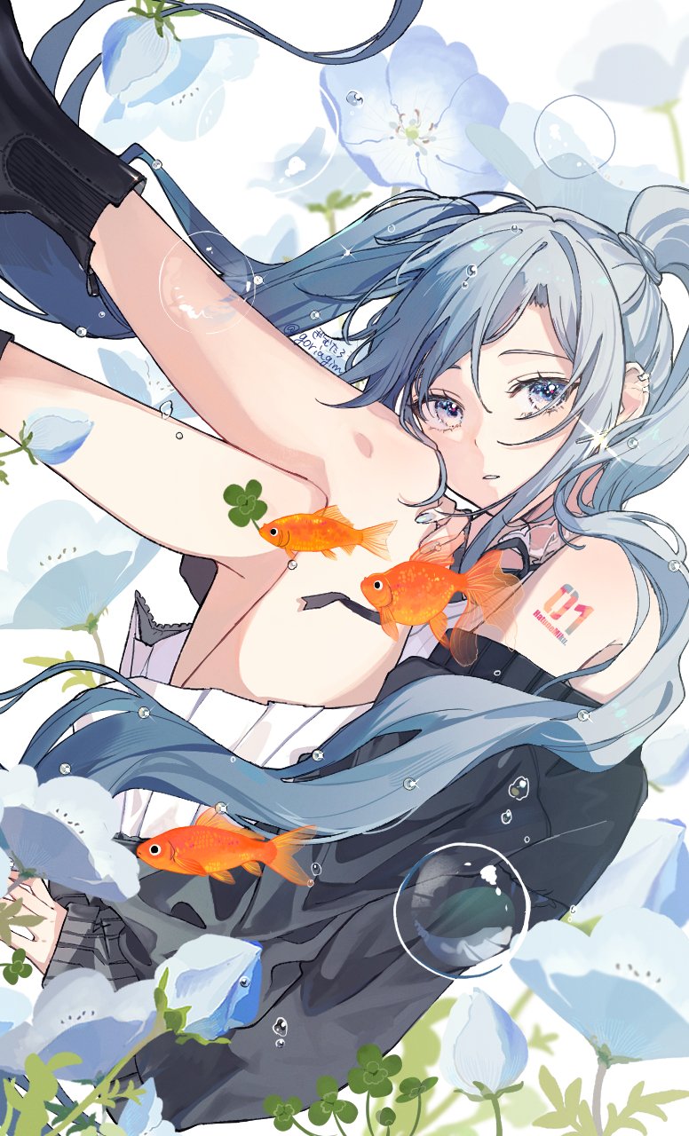 hatsune miku (vocaloid) drawn by gim_(gim-gim-3919)