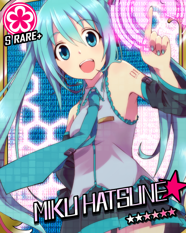 hatsune miku (idolmaster and 2 more) drawn by uso_(ameuzaki)