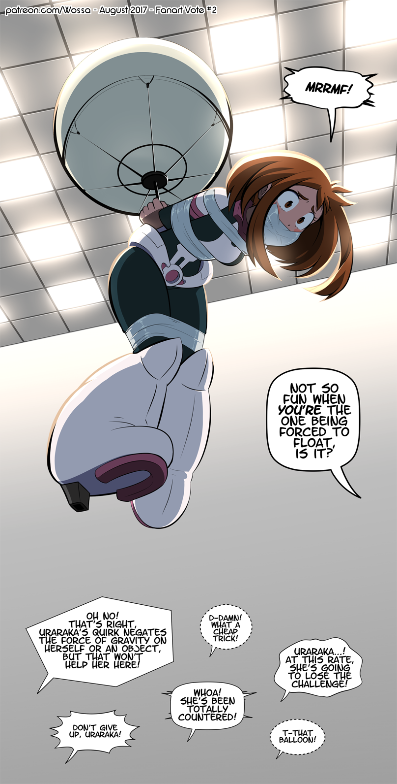 uraraka ochaco (boku no hero academia) drawn by wossarem