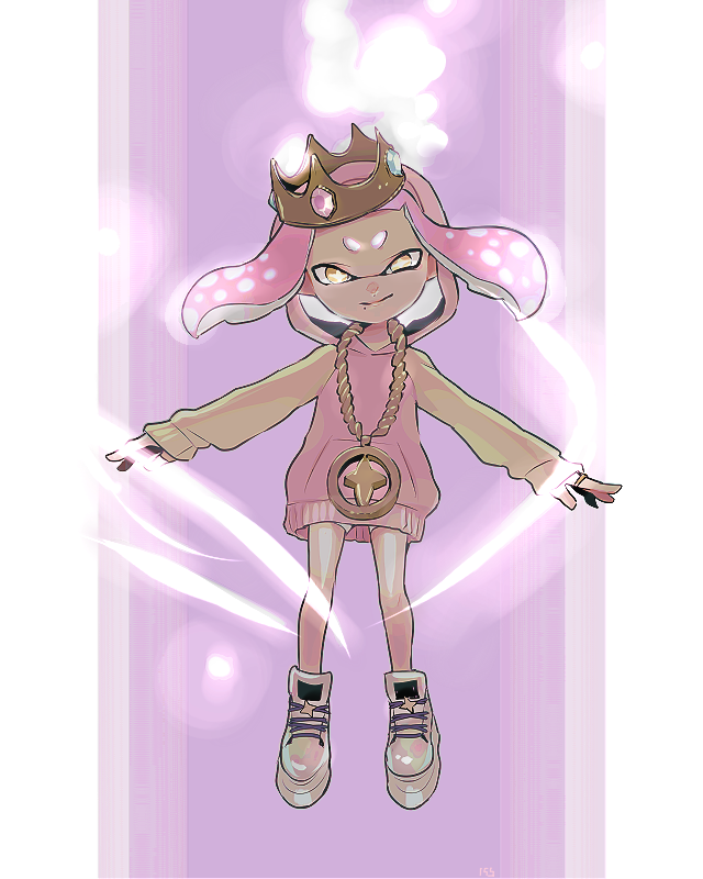 pearl (splatoon and 2 more) drawn by imaikuy0