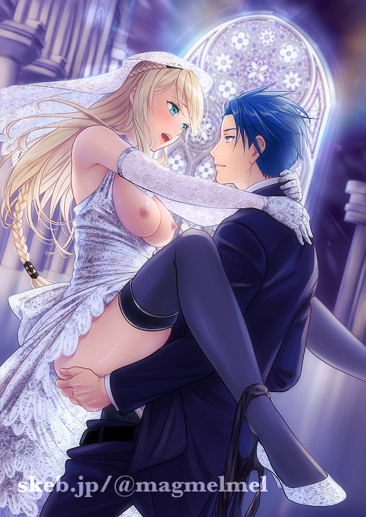 van arkride and elaine auclair (eiyuu densetsu and 3 more) drawn by kinoeneko