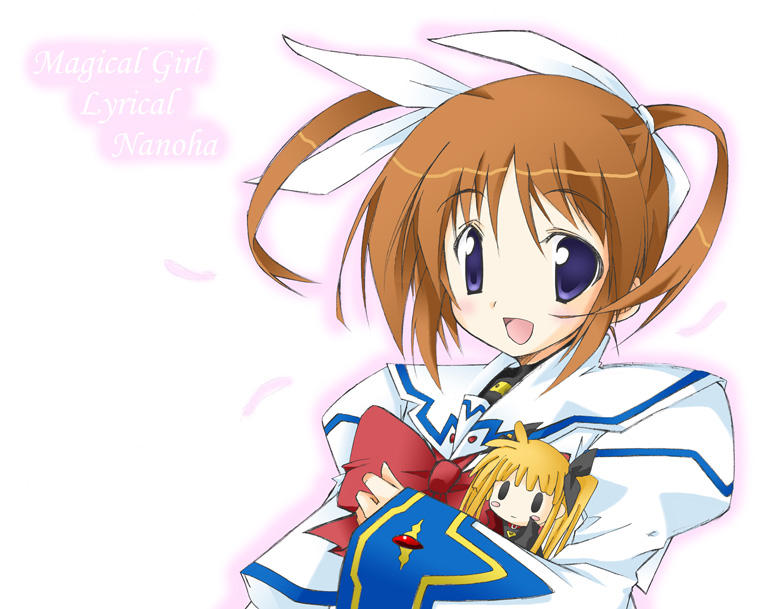 fate testarossa and takamachi nanoha (lyrical nanoha and 1 more) drawn by yukino_kou