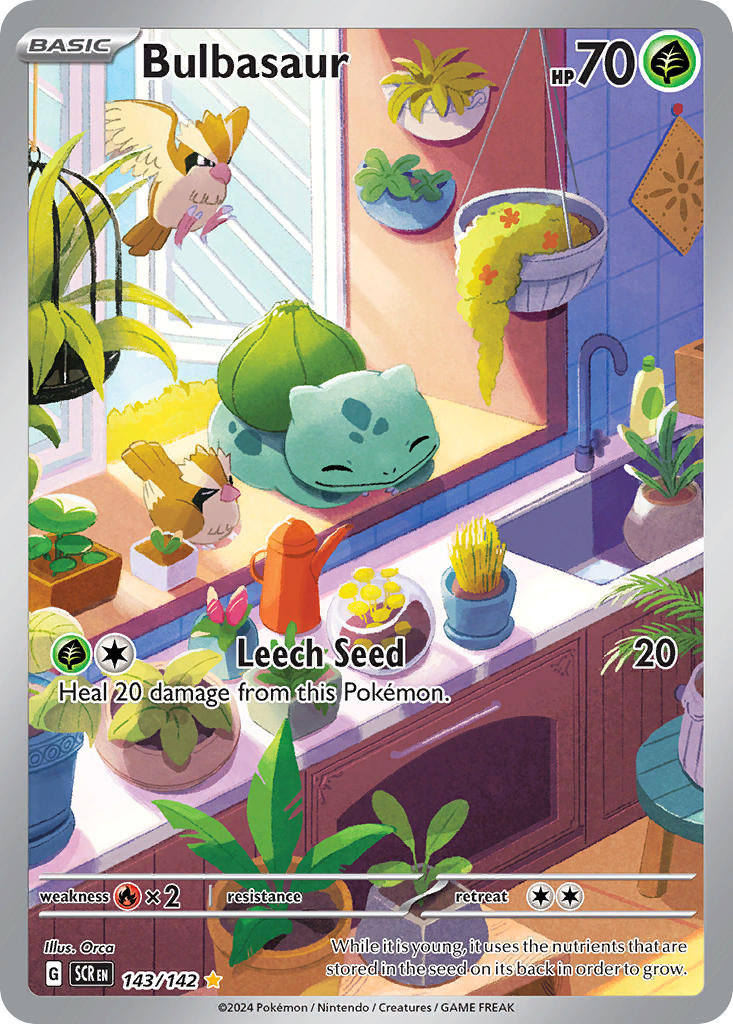 bulbasaur and pidgey (pokemon and 1 more) drawn by orca_(pokemon)