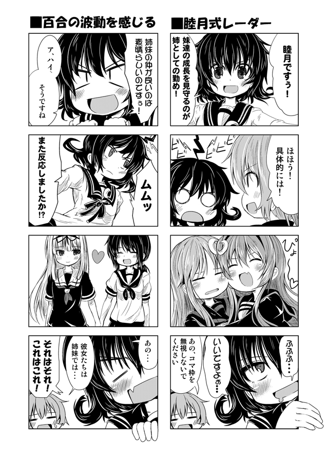 yuudachi, fubuki, aoba, uzuki, mutsuki, and 1 more (kantai collection) drawn by ichimi