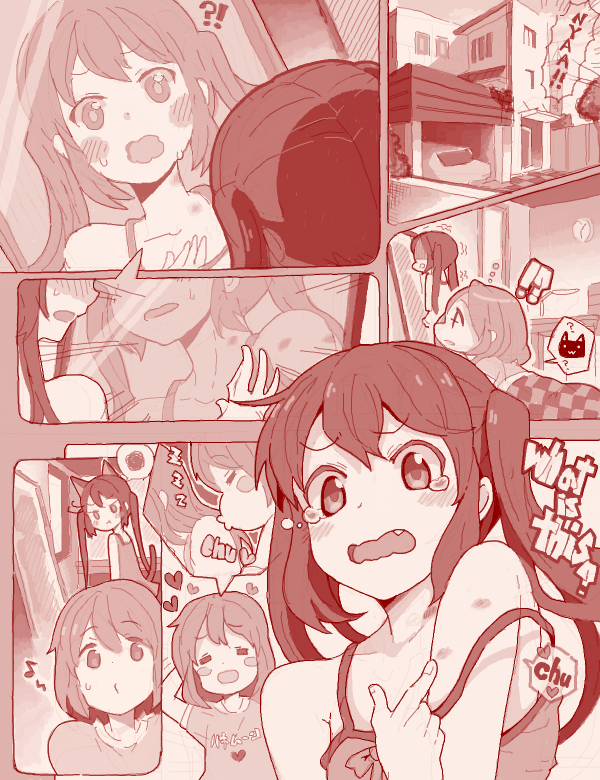 nakano azusa and hirasawa yui (k-on!) drawn by kuzu_kow
