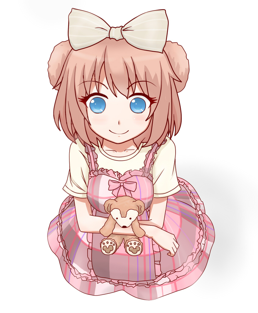 duffy the disney bear and shelliemay (duffy and friends) drawn by kaneachori