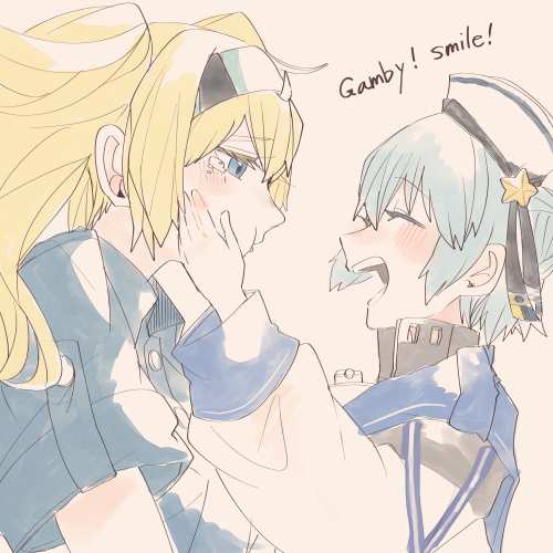 gambier bay and samuel b. roberts (kantai collection) drawn by itomugi-kun