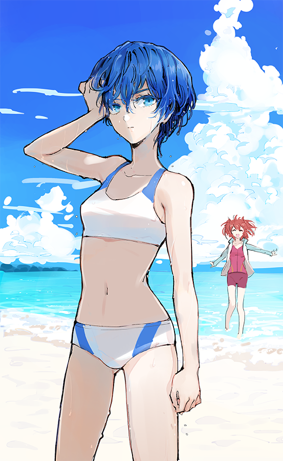 ichinose haru and azuma tokaku (akuma no riddle) drawn by minakata_sunao