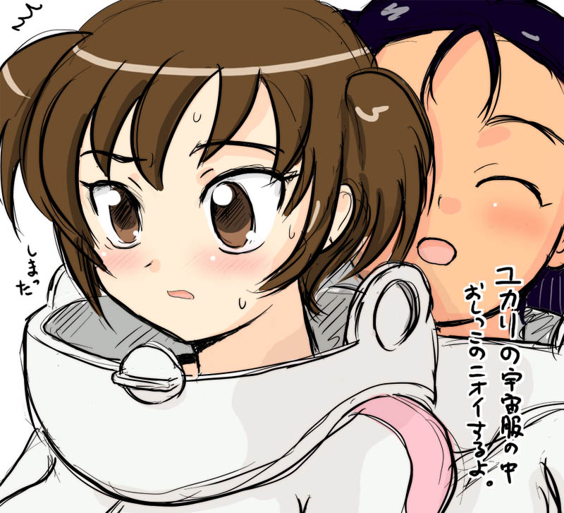 morita yukari and morita matsuri (rocket girls) drawn by yuuichi_(tareme_paradise)