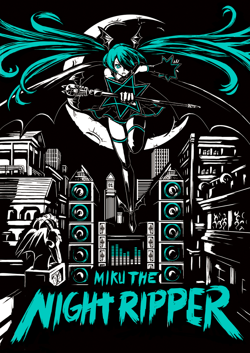 hatsune miku (vocaloid) drawn by katouken_(ktn-works)