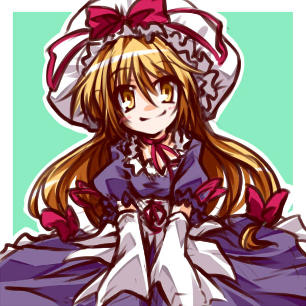 yakumo yukari (touhou and 1 more) drawn by hemogurobin_a1c