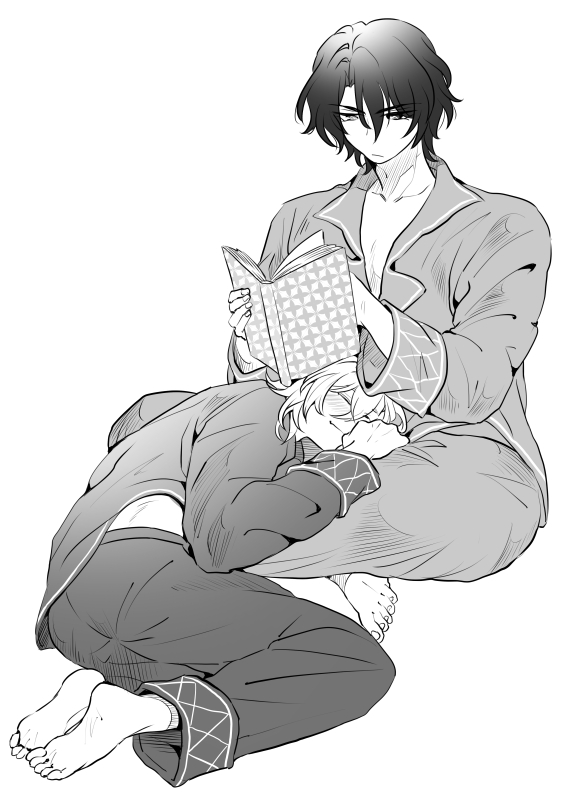 dr. ratio and aventurine (honkai and 1 more) drawn by gon_omaedattano
