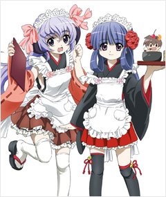 furude rika, hanyuu, and maebara keiichi (higurashi no naku koro ni) drawn by sakai_kyuuta