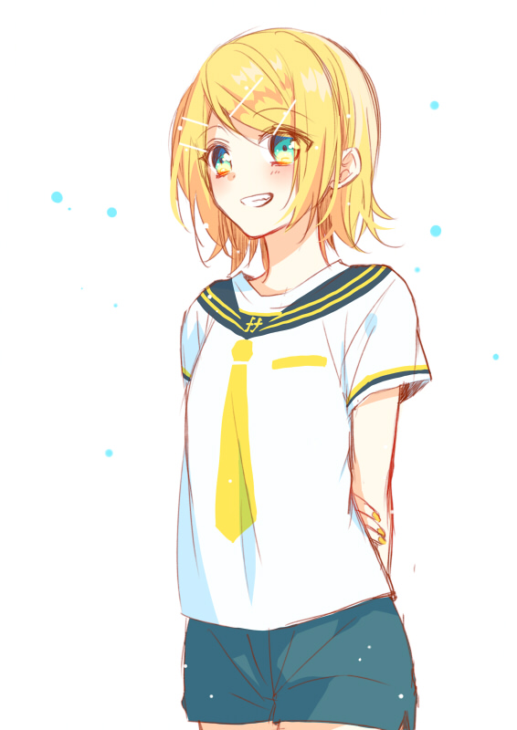 kagamine rin and kagamine len (vocaloid) drawn by hinata_(princess_apple)