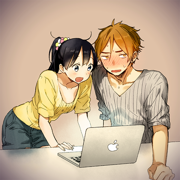 kitashirakawa tamako and ooji mochizou (tamako market and 1 more) drawn by momose_(oqo)