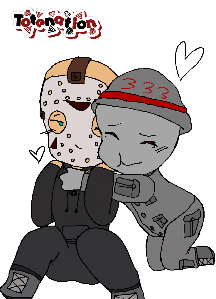 drill sgt grey and mky-chan (original) drawn by liberoflove