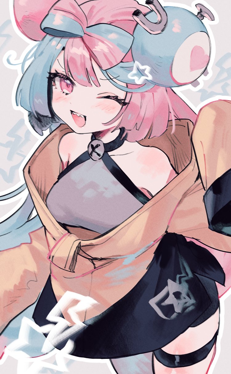 iono (pokemon and 1 more) drawn by saku_nosuke