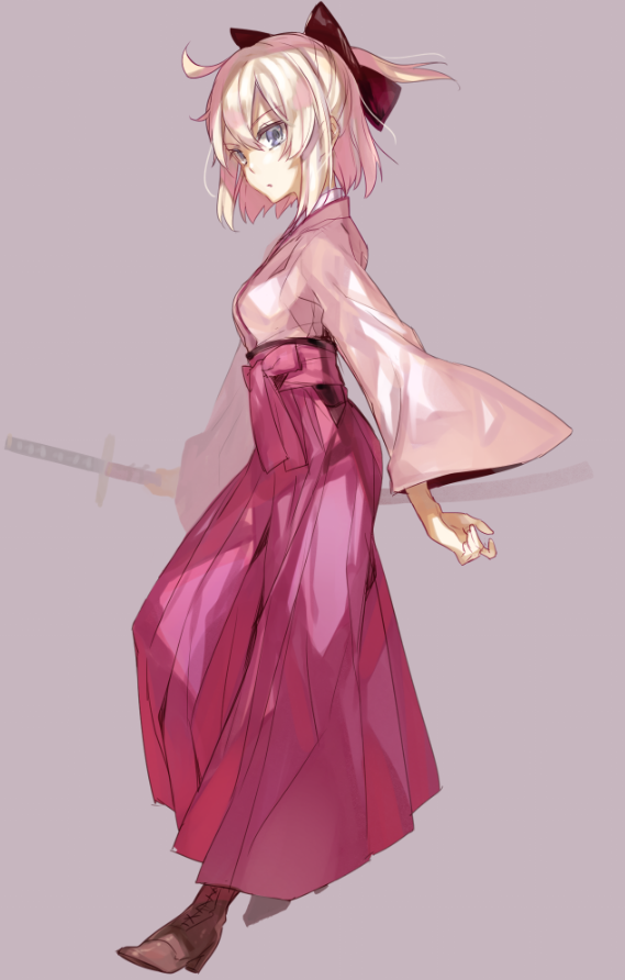 okita souji (fate and 1 more) drawn by chocoan