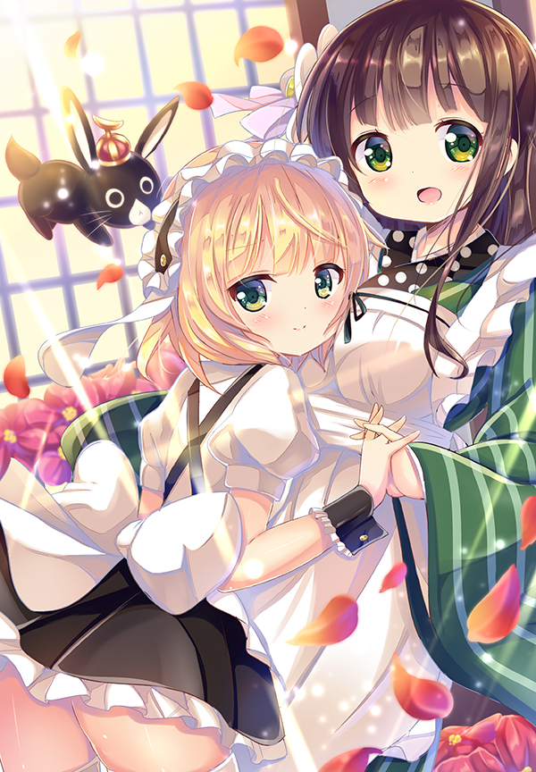 kirima syaro, ujimatsu chiya, and anko (gochuumon wa usagi desu ka?) drawn by kurou_(quadruple_zero)