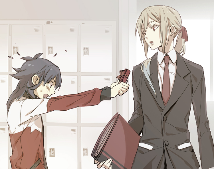 afuro terumi and kishibe taiga (inazuma eleven and 1 more) drawn by izumi_(nagashi)