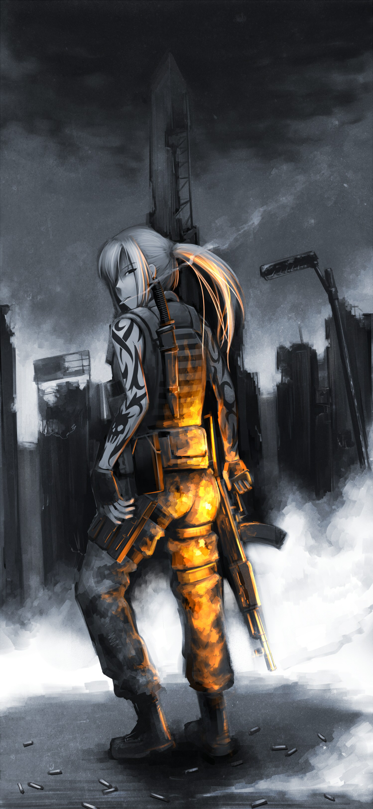 suzumi (original and 2 more) drawn by hetza_(hellshock)
