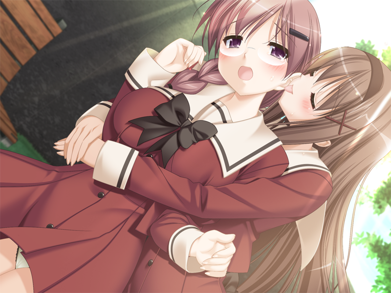 kitajima kaede and kitajima sara (sono hanabira ni kuchizuke wo) drawn by kani_biimu