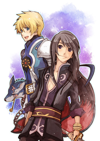 yuri lowell, flynn scifo, and repede (tales of and 1 more)