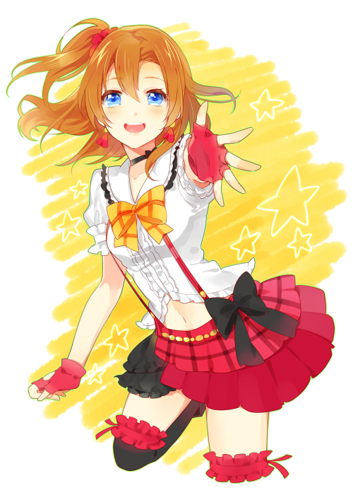 kosaka honoka (love live! and 1 more) drawn by karuha