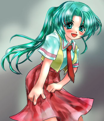 sonozaki mion (higurashi no naku koro ni) drawn by yasuhito_(yasu_no_e)