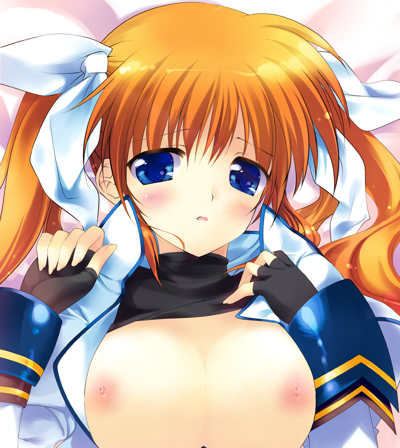 takamachi nanoha (lyrical nanoha and 1 more) drawn by rei_(rei's_room)