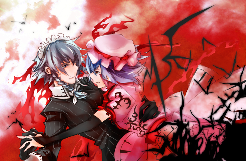 remilia scarlet and izayoi sakuya (touhou and 1 more) drawn by mersdes