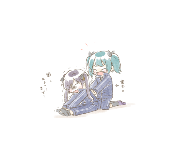 hishida haru and suzuki chinami (assault lily) drawn by rebi