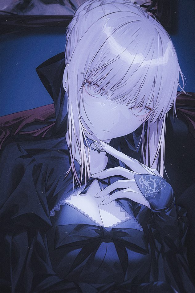 artoria pendragon and saber alter (fate and 1 more) drawn by fov_ps