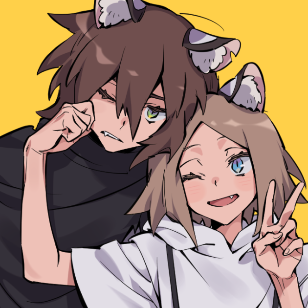 isaac and hugh (original) drawn by ten_(lu2948d)