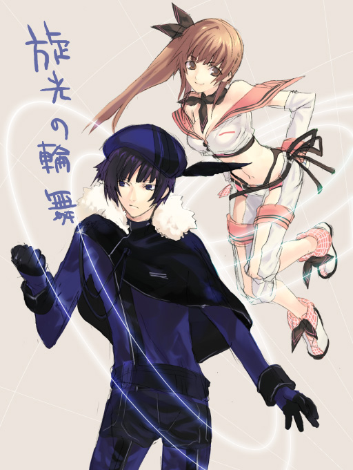 baek changpo and mika mikli (senkou no ronde) drawn by engo_(mongo)