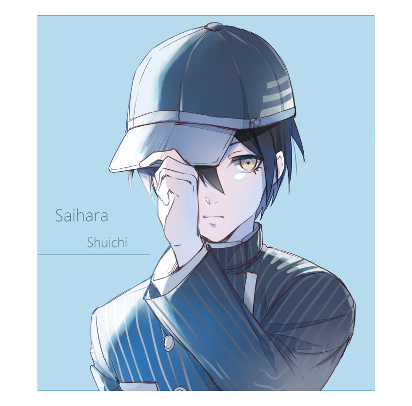 saihara shuichi (danganronpa and 1 more) drawn by ekita_kuro
