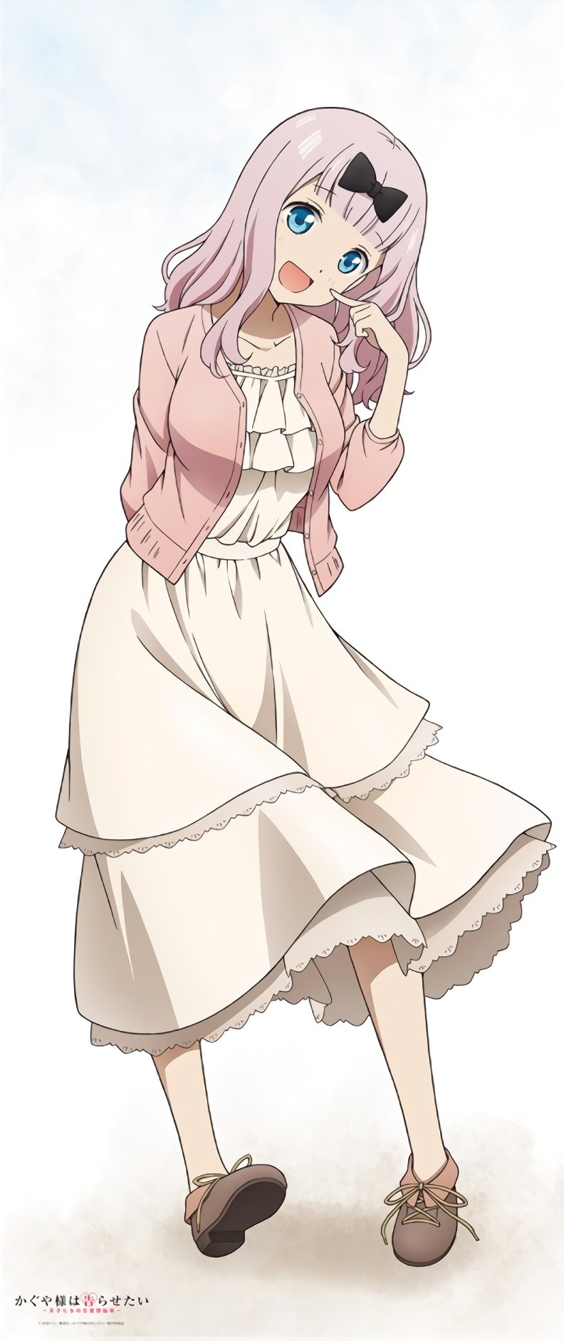 fujiwara chika (kaguya-sama wa kokurasetai ~tensai-tachi no renai zunousen~) drawn by kawamura_kousuke