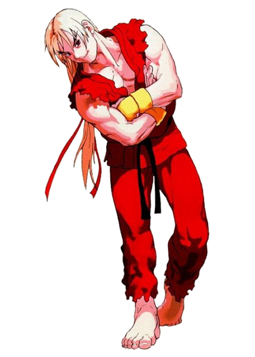 ken masters (street fighter and 3 more) drawn by bengus