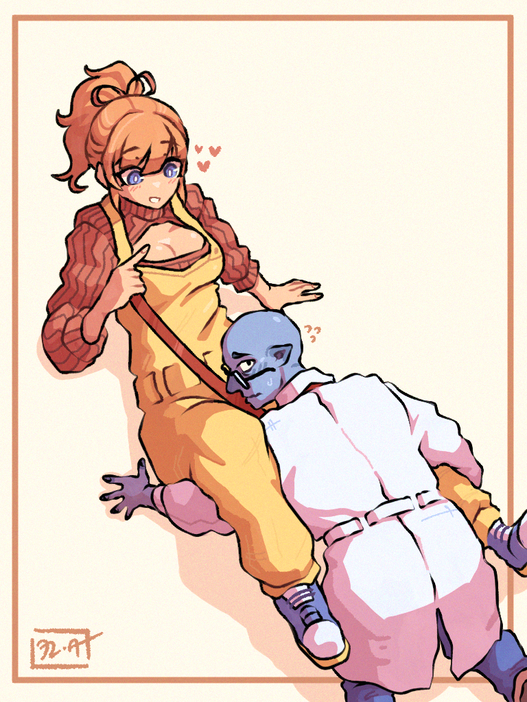mechanic and goblin tinkerer (terraria) drawn by artagoneztic
