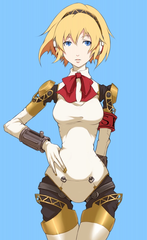 aigis (persona and 1 more) drawn by ina_(gokihoihoi)