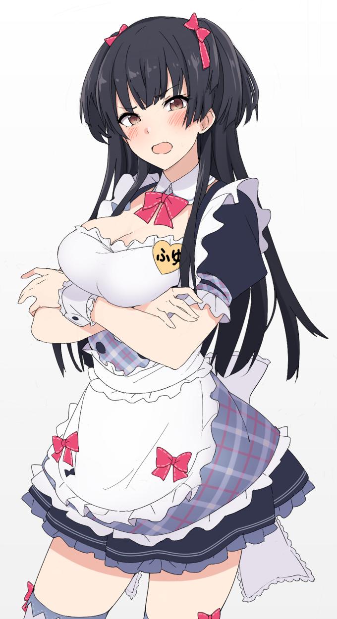 mayuzumi fuyuko (idolmaster and 1 more) drawn by mobu