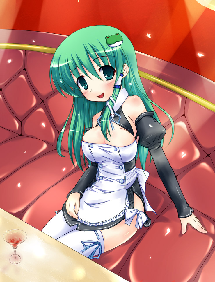 kochiya sanae and futaba riho (touhou and 1 more) drawn by yashiro_(sakananohone)