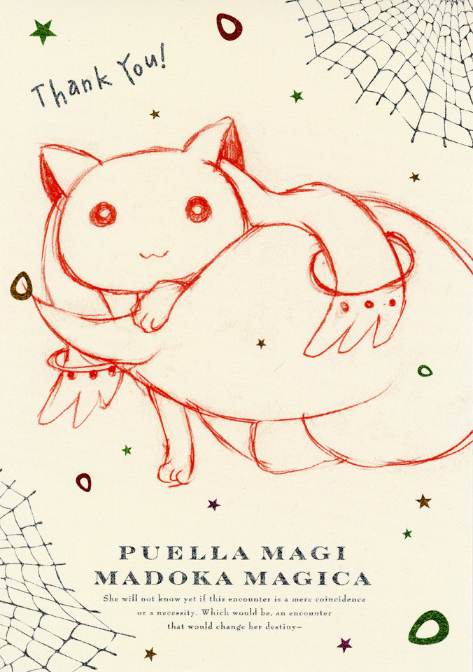 kyubey (mahou shoujo madoka magica and 1 more) drawn by aoki_ume