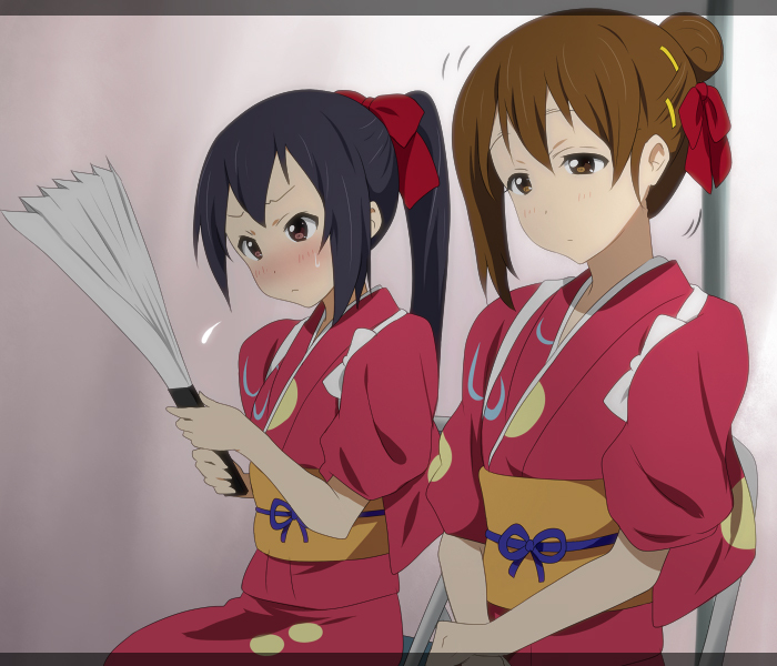 nakano azusa and hirasawa yui (k-on!) drawn by ikari_manatsu