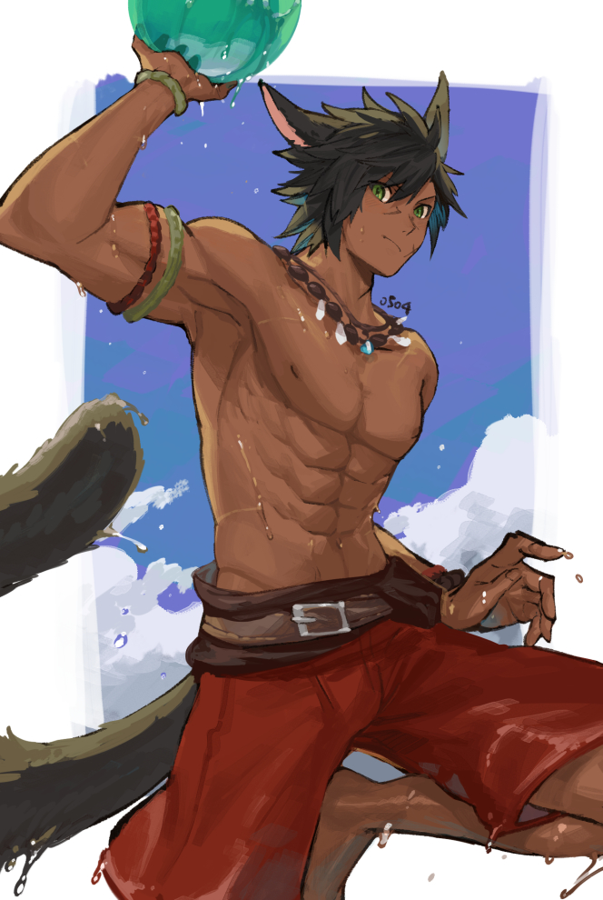 warrior of light (final fantasy and 1 more) drawn by mn_(zig_r14)